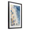 Stupell Industries Aerial Blue Beach Umbrellas Black Framed Print Under Glass, design by LSR Design Studio